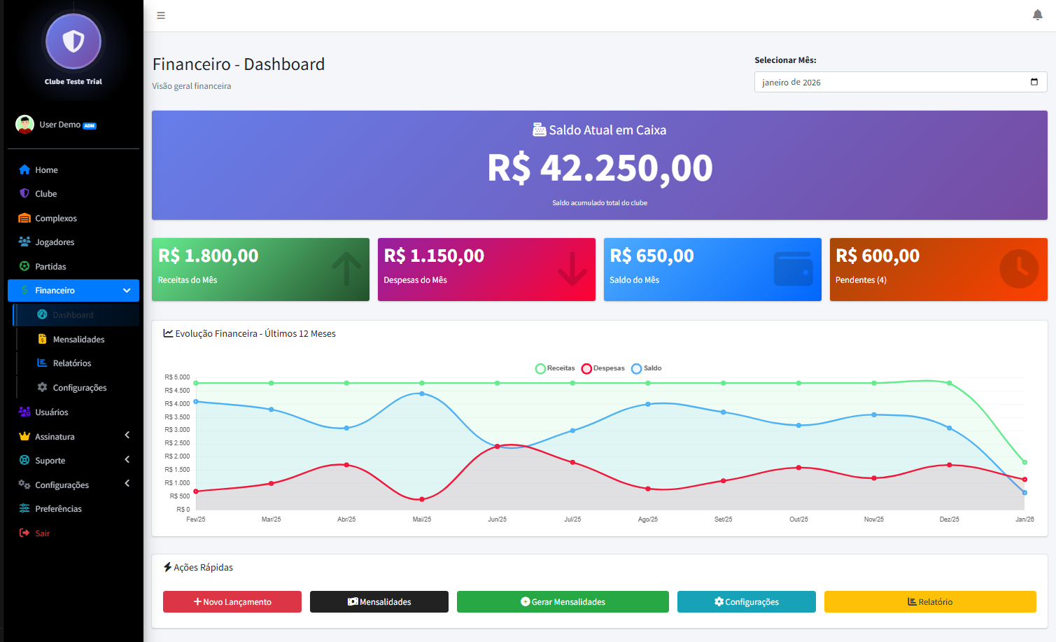 Controle Financeiro